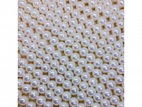 1000 White Round Simulate Pearl Loose Beads 8mm