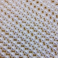 1000 White Round Simulate Pearl Loose Beads 8mm