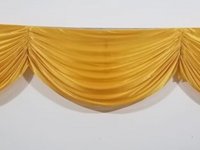 1Pc Golden 3M Swag Drape Stage Wedding Background