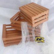 1Set x 3Pcs Rectangular Wooden Cake Tray Bread Dessert Wedding P