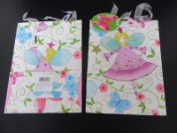 10Pcs Lovely Girl Paper Shopping Bags Gift Bags 22.5x17x9cm