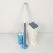 1Set Disposable Long Handle Toilet Brush and Holder Set Toilet C