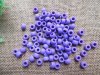 500g Forsted Purple Barrel Pony Beads Loose Bead 8mm