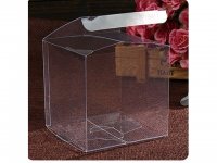 50X Bomboniere Clear Gift Box Wedding Favor 80x80mm