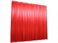 1X Red Silk Cloth Wedding Party Backdrop Curtain Drapes