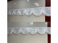 1Pc White 3M Tassel Swag Drape Stage Wedding Background Backdrop