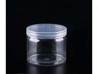 50X Clear Screw Empty PET Jars Storage Container 500ML 85x110mm