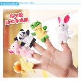 10 Lovely Family Animal Finger Puppet Dolls Educational Hand Toy