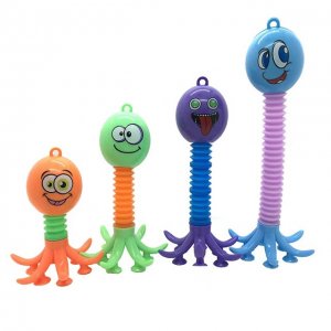 6Pcs Telescopic Octopus Pop Tube Stress Relief Sensory Fidget