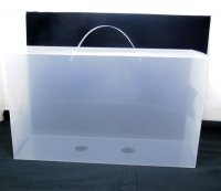 100X Transparent Clear Plastic Shoe Box Shoe Case Wholesale