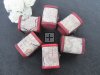 10Pcs Mini Vintage Map Lock Jewelry Treasure Chest Case Wooden