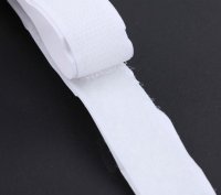 1Set x 2Roll (25M Ea) White 30mm Adehensive Hook-and-loop