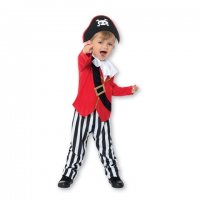 1Set Little Fancy Dress Pirate Costume Outfits Ages 2-3