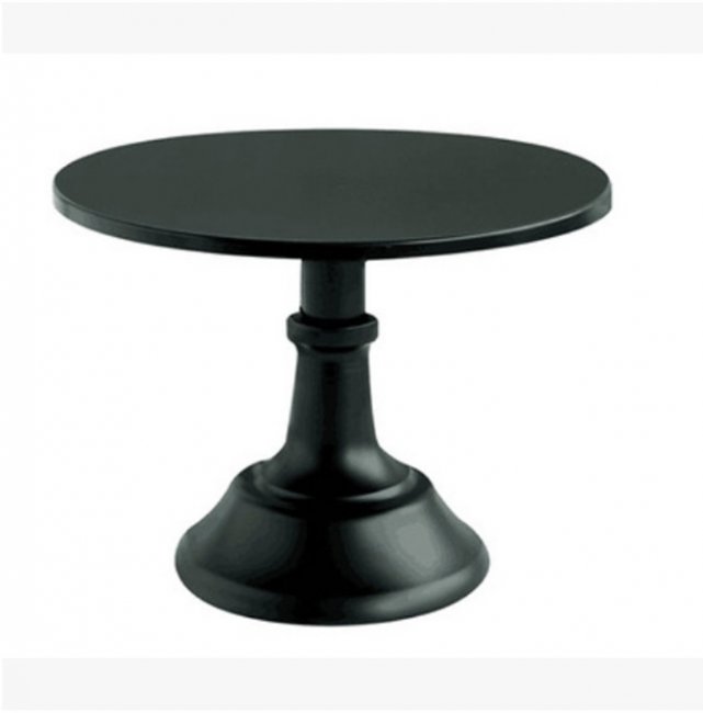 1Pc Black Dessert Cake Stand Pedestal Display 25cm Wedding Party - Click Image to Close