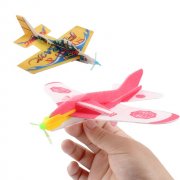 20Pcs Foam Airplane Toy Hand Throw Flying Glider DIY Planes