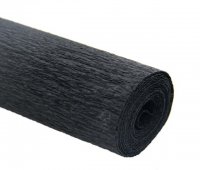 5 Rolls Black Single-Ply Crepe Paper Arts & Craft