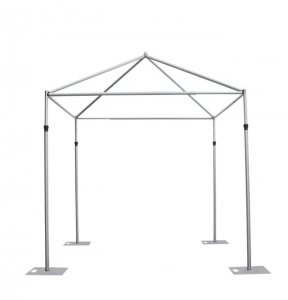 1Set Aluminium Roof Top Design Backdrop Stand Party Background