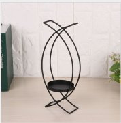 1Pc Creative Desktop Black Double Arch Tealight Candle Holder