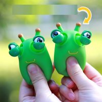 12Pcs Caterpillar Eye-Popping Decompress Pinch Toy Stress Relief