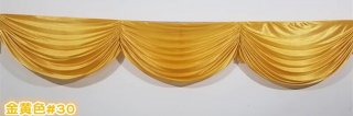 1Pc Golden 3M Swag Drape Stage Wedding Background