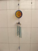 1X New Sun God Apollo Wind Chime-Blue Windchime