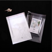 500 Clear Self-Adhesive Seal Plastic Bags 59x35cm