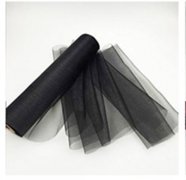 1Roll x 26M Organza Tulle Roll Wedding Decoration - Black