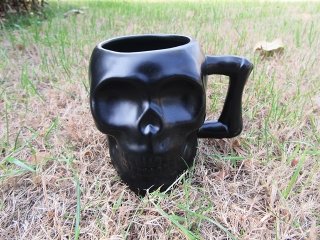 1Pc Spooky Skull Ceramic Mug Gothic Themed Coffee Cup 580ml