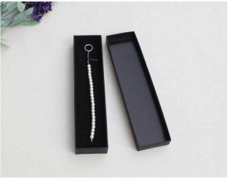 10X Black Kraft Necklace Box Jewellery Gift Box Case 210x53x25mm