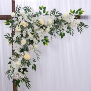 1Pc Luxury Artificial Corner Flower Arrangement Wedding Backdrop