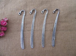 20Pcs Tibetan Silver Color Hand Design Hook Metal Bookmarks