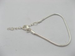 4Pcs Snake Chain Bracelets Fits European 20cm pa-s2 4Pcs Snake Chain Bracelets Fits European 20cm pa-s2