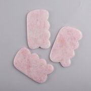 1Pc Rose Quartz Gua Sha Body Eye Neck Board Massager Beauty Tool