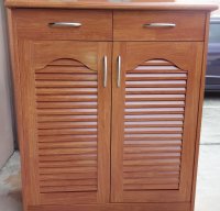 1X Shoe Cabinet 2 Door Storage + 2 Drawer furn-shoe22