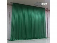 1X Green Silk Cloth Wedding Party Backdrop Curtain Drapes