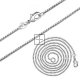 5X New Fashion Silver Box Chain Necklace Jewelry