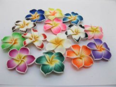 20 Fimo Beads Frangipani Jewellery Finding Mixed 20 Fimo Beads Frangipani Jewellery Finding Mixed