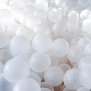 100Pcs White Natural Latex Balloons Party Supplies Favor 30cm