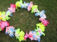 12Pcs Light Colorful Hawaiian Dress Party Flower Leis/Lei Petal