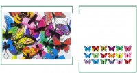 20Pcs Butterfly Duckclip Hair Clips Mixed Color 5x7cm