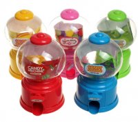 2Pcs Mini Candy Machine Sweets Gumball Dispenser Coin Bank Kids