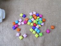 500Pcs Irregular Square Shaped Spacer Beads DIY Jewellery