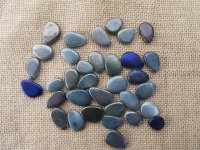 400Grams Teardrop Shape Gemstone Beads Assorted