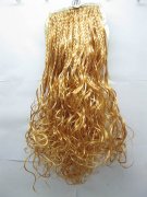 10X Golden Curly&Braid Wig Ponytail Hair Wig