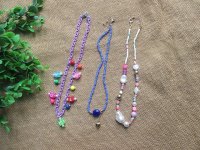 6Pcs Cute Necklaces for Kids Girls Beaded Necklaces