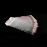 5000X Clear Self-Adhesive Seal Plastic Bag 14x5.5cm