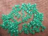 500g Transparent Green Barrel Pony Beads Loose Bead 8mm