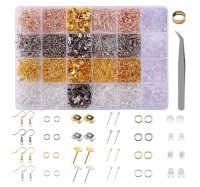 3600Pcs Earring Hook Backs DIY Earring Jewellery Making Kit