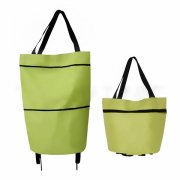 4Pcs Large Green Shopping Trolley Foldable Wheel Lightweight Lug