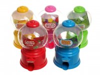 2Pcs Mini Candy Machine Sweets Gumball Dispenser Coin Bank Kids